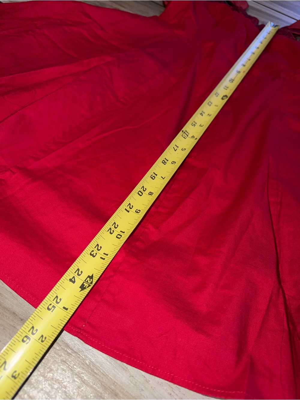 Free People Red Ruffle-Strap Mini Dress - Picture 8 of 8